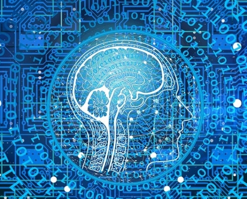 artificial intelligence network programming illustration