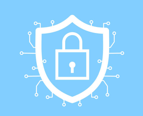 Free cybersecurity lock encryption vector