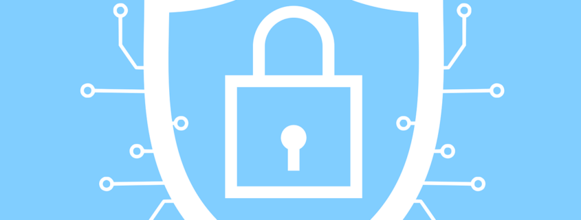 Free cybersecurity lock encryption vector