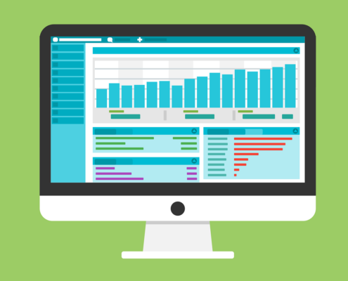 Free statistic wordpress web vector